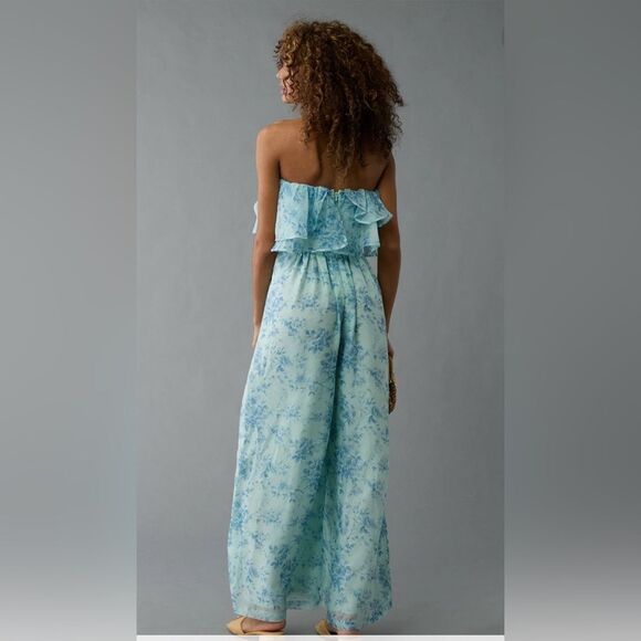 American Eagle Outfitters Strapless Ruffle Jumpsuit in size XL - Picture 7 of 15